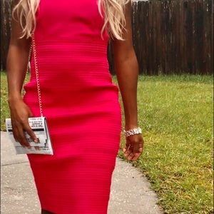 Pink Dress: NEW YORK & Company stretch dress / size small / lightly used